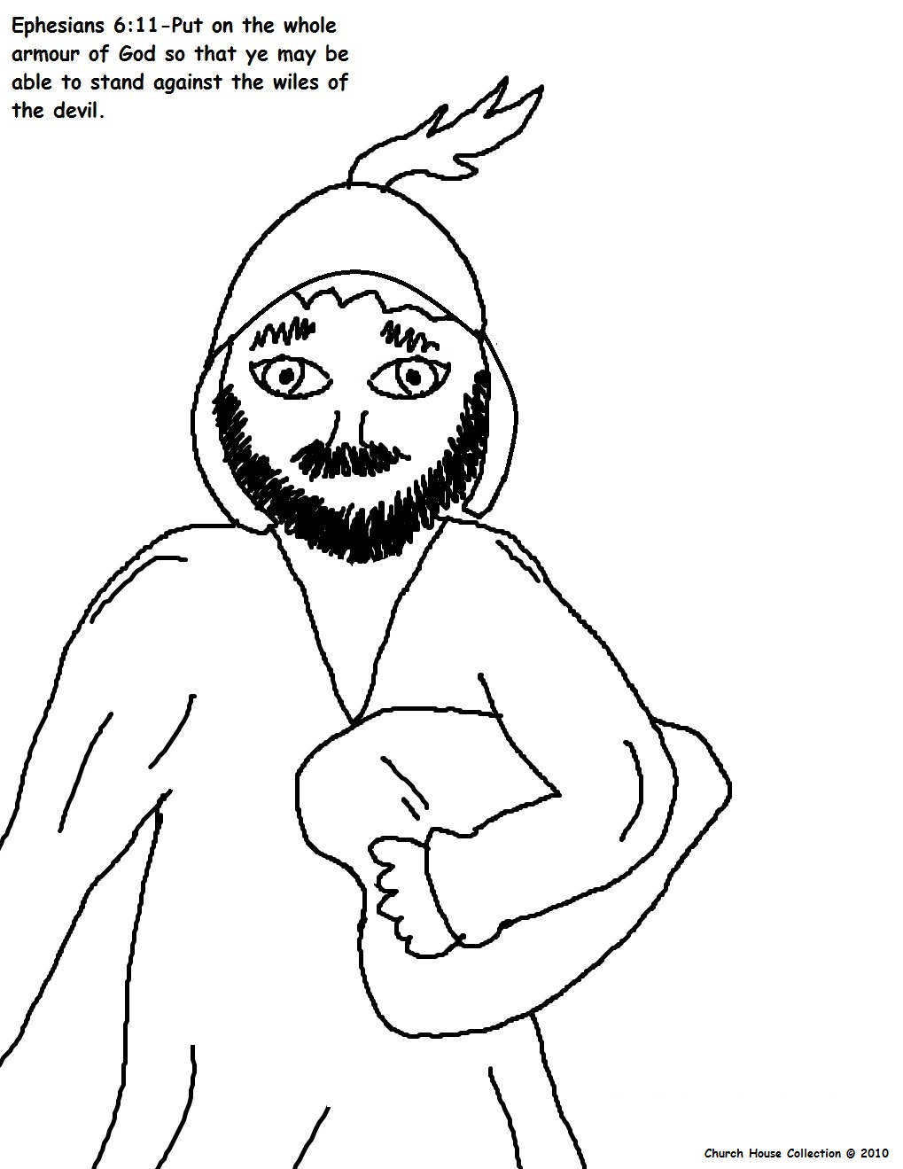 Armor Of God Coloring Pages